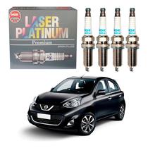 Jogo Velas Ngk March 1.6 16v 2015 A 2019 Jogo Velas Ngk March 1.6 16v 2015 A 2019