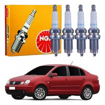 Jogo Velas Ngk Polo Sedan 1.6 Flex 2004 A 2006