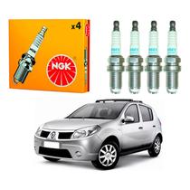 Jogo Velas Ngk Sandero 1.6 8v 2008 A 2013