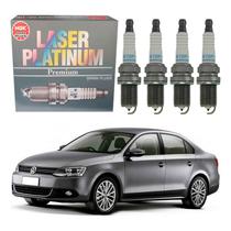 Jogo Velas Ngk Volkswagen Jetta 2.0 8v 2010 A 2014