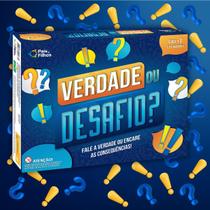Jogo Verdade Desafio Cartas Tabuleiro Perguntas Família Esquenta Infantil Adultos Board Game Clássico Mesa Educativo