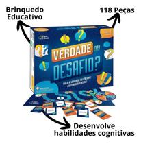 Jogo Verdade ou Desafio com Cartas Jogo de Tabuleiro pais e filhos Jogo de interatividade infantil