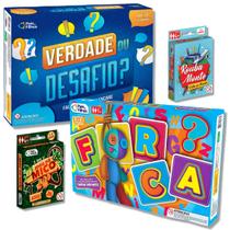 Jogo Verdade ou Desafio + Jogo da Forca + Rouba Monte + Jogo do Mico