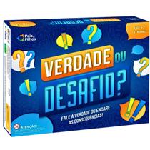 Jogo Verdade ou Desafio Tabuleiro Pais e Filhos