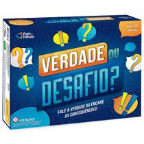 Jogo Verdade ou Desafio Tabuleiro Pais e Filhos