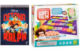 Jogo Wifi Ralph Mini Tabuleiro + DVD Disney Detona Ralph