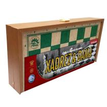 Jogo Xadrez e Dama - Pais e Filhos Jogo Xadrez e Dama - Pais e Filhos