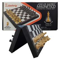 Jogo Xadrez Magnético Portátil e Dobrável - Jaehrig - J038 Jogo Xadrez Magnético Portátil e Dobrável - Jaehrig - J038