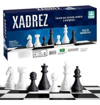 Jogo Xadrez Para Iniciantes Peças Grandes 37x37 - Nig