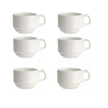 Jogo Xícaras Empilhável Pró 220 Ml sem Pires Oxford