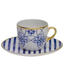 Jogo Xícaras para Chá 200ml Coup Lusitana 6un Porcelana Oxford