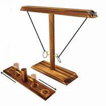 Jogo YWMSGM Wooden Ring Toss para adultos e crianças Jogo YWMSGM Wooden Ring Toss para adultos e crianças