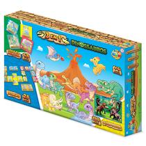 Jogos 3 Em 1 Dinossauros Dominó Quebra Cabeça Jogo Memória Jogos 3 Em 1 Dinossauros Dominó Quebra Cabeça Jogo Memória