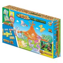 Jogos 3 Em 1 Dinossauros- Dominó, Quebra Cabeça Jogo Memória Jogos 3 Em 1 Dinossauros- Dominó, Quebra Cabeça Jogo Memória