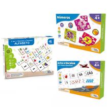 Jogos Alfabetizacao Aprender Silabas Quantidades Numeros Alfabeto - Pais e Filhos