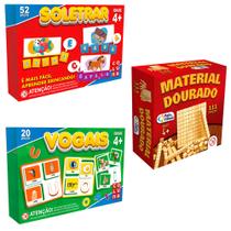 Jogos Alfabetização Ensina Ler Escrever Matematica - Coluna / Pais e filhos