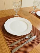 Jogos Americano 4 peças Mesa Posta Formato Retangular