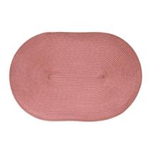 Jogos Americano de Mesa Requinte Oval Kit com 12 Unidades ROSE - Tessi