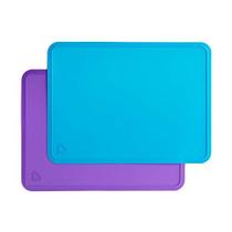 Jogos americanos de silicone Munchkin para crianças, pacote com 2, azul/roxo