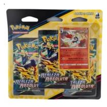 Jogos Brinq Carton Pokemon Ee12.5 Blister Triplo Realeza Abs