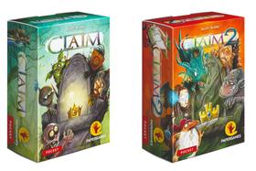 Jogos Claim + Claim 2 + Expansão Fantasmas + Elfos Negros