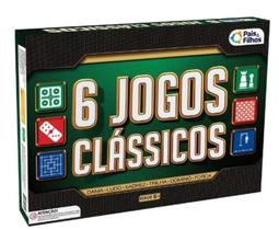 Jogos Clássicos 6 Jogos Luxo 2759 Pais e Filhos