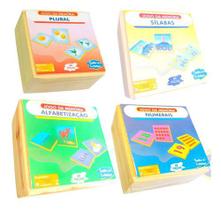 Jogos Da Memória Kit 4 Jogos Para Alfabetização Educativos