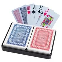 Jogos De Baralho Duplo Resistente Lavável 100% Plástico