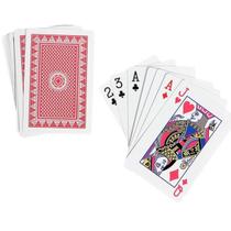 Jogos De Baralho Duplo Resistente Lavável 100% Plástico