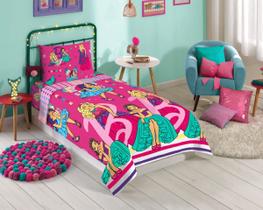 jogos de cama infantil jogo microfibra 3 pçs vários modelos