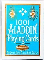Jogos de cartas aladdin baralho vermelho/azul/preto deck uspcc nova edição mágica colecionável poker magic