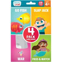Jogos de cartas Chuckle & Roar Classic 4pk Ages 4+ Family Game Night Jogos de cartas Chuckle & Roar Classic 4pk Ages 4+ Family Game Night