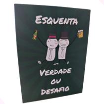 Jogos De Cartas Diversão Esquenta Verdade Ou Desafio Caixinha Verde