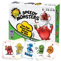 Jogos de cartas THE PURPLE OWL Speedy Monsters Kids 6-8 Anos