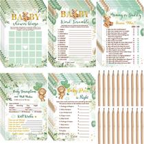 Jogos de chá de bebê Gersoniel Bear 125 unidades para meninos e meninas +3 anos