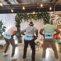 Jogos de chá de bebê YUBAIHUI Funny Bridal Shower 6 conjuntos azuis