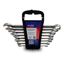 Jogos de Chaves Combinada CRV Hulter 8 Peças HT5CC8F