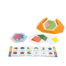 Jogos de código de cores Logic Jigsaw Toy Preschool para crianças