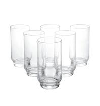Jogos de Copos de Vidro 6 Peças 410ml Nadir