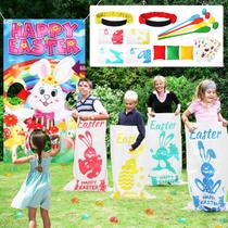 Jogos de festas ao ar livre Lumiparty Easter Kids Potato Sack Race Jogos de festas ao ar livre Lumiparty Easter Kids Potato Sack Race