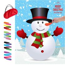 Jogos de Natal MISS FANTASY Pin Nose on Snowman Kids Jogos de Natal MISS FANTASY Pin Nose on Snowman Kids