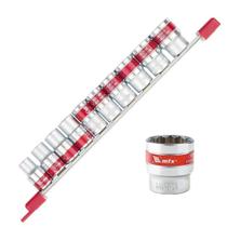 Jogos de soquetes estriados 1/2" com 10 peças - 135979 - mtx Jogos de soquetes estriados 1/2" com 10 peças - 135979 - mtx