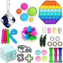 Jogos de tabuleiro conjunto de brinquedos de descompressão de ventilação combinação adulto crianças diy conjunto de combinação brinquedo 30pcsd