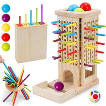 Jogos de tabuleiro de madeira Britik Montessori para crianças de 3 a 8 anos
