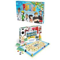 Jogos de Tabuleiro Infantil 7 anos Combo Partiu A Incrível Jornada Da Vida + Quem É Você - Nig