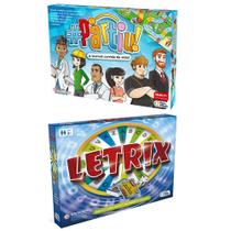 Jogos De Tabuleiro Infantil 7+ Letrix com Roleta + Partiu Parecido com Jogo Da Vida - Pais e Filhos