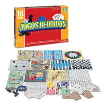 Jogos de Tabuleiro Jogos Reunidos 18 Clássicos 1164 - Nig