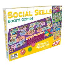 Jogos de tabuleiro Junior Learning Social Skills 4 Games Age 5-8