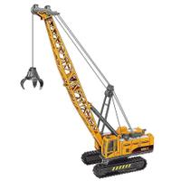 Jogos de tabuleiro simulação engenharia guindaste veículo para crianças brinquedo garra estilingue carrinho modelo menino modelo de carro