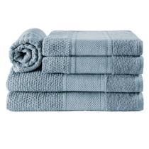 Jogos de toalha de banho 5 peças noblesse azul enseada